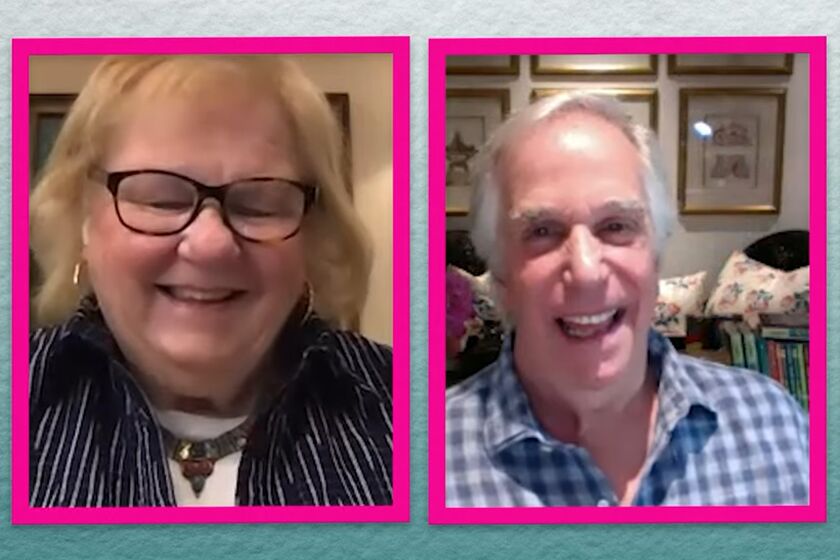 Lin Oliver and Henry Winkler, co-authors of "Lights! Camera! Action!," chat with the Los Angeles Times.