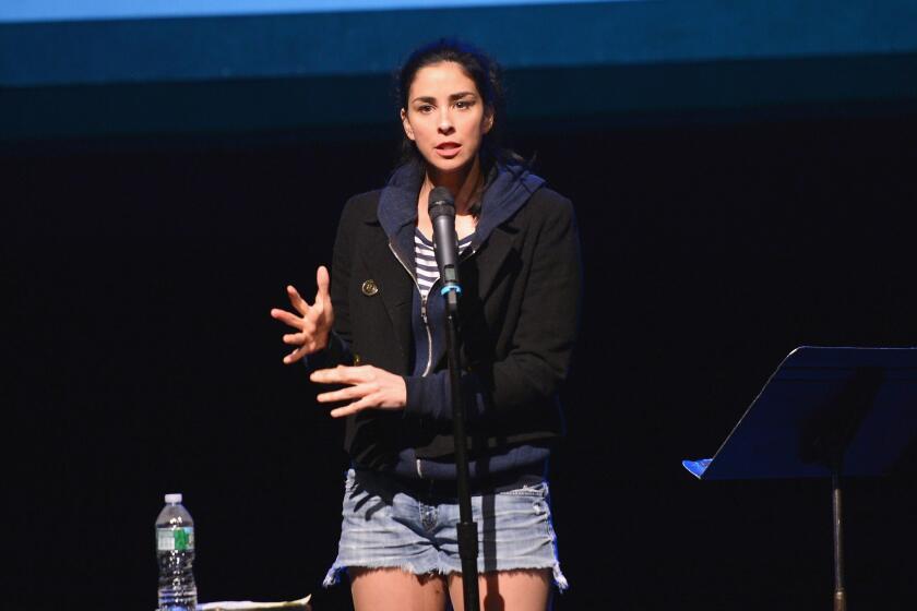 Sarah Silverman performs onstage in New York City.