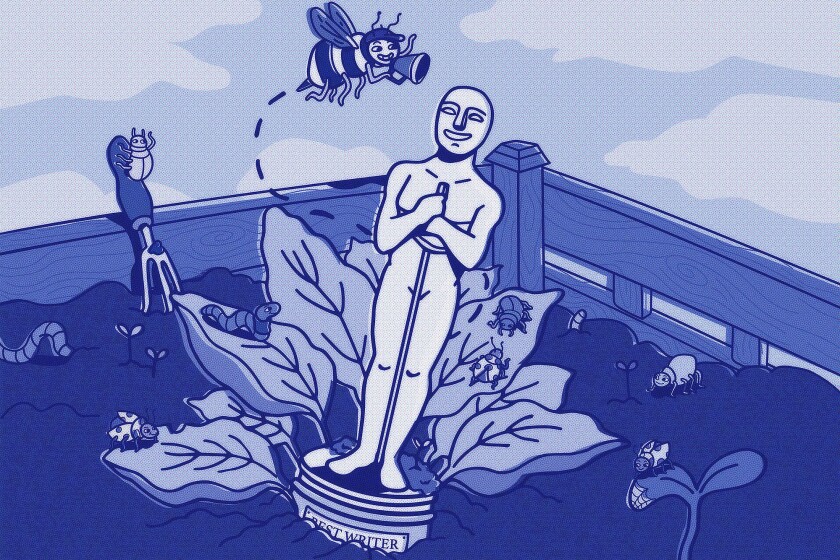 Illustration shows an Oscar growing in a fertile garden