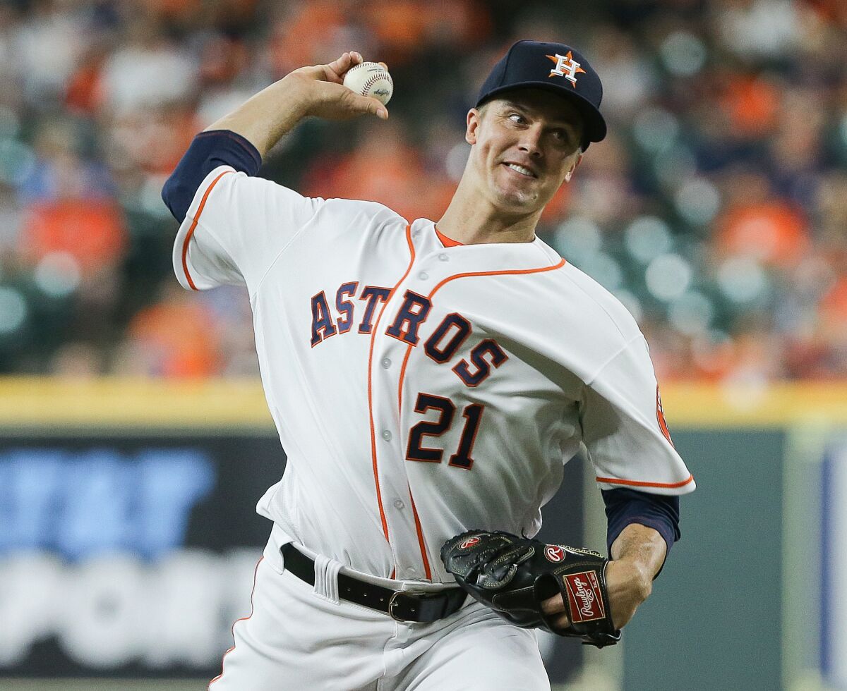 The Astros' Zach Greinke has made more starts (447) without reaching a World Series than any other active pitcher.