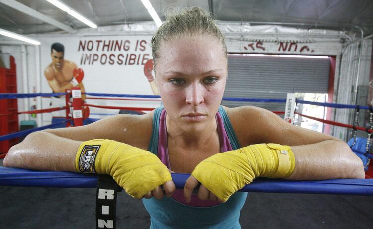MMA professional fighter Ronda Rousey