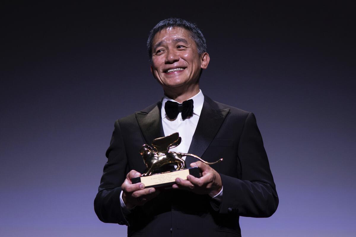 Tearful Tony Leung accepts award at Venice Film Festival - Los Angeles Times