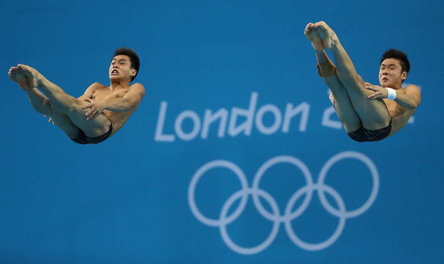 Synchronized divers