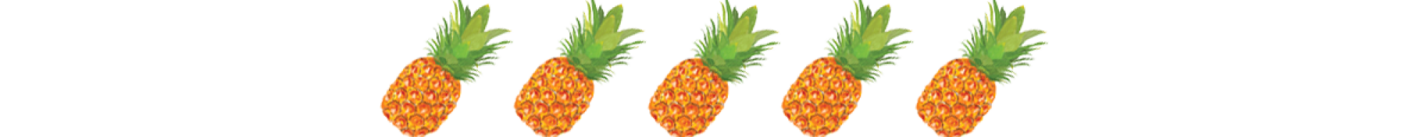 An illustration of pineapples