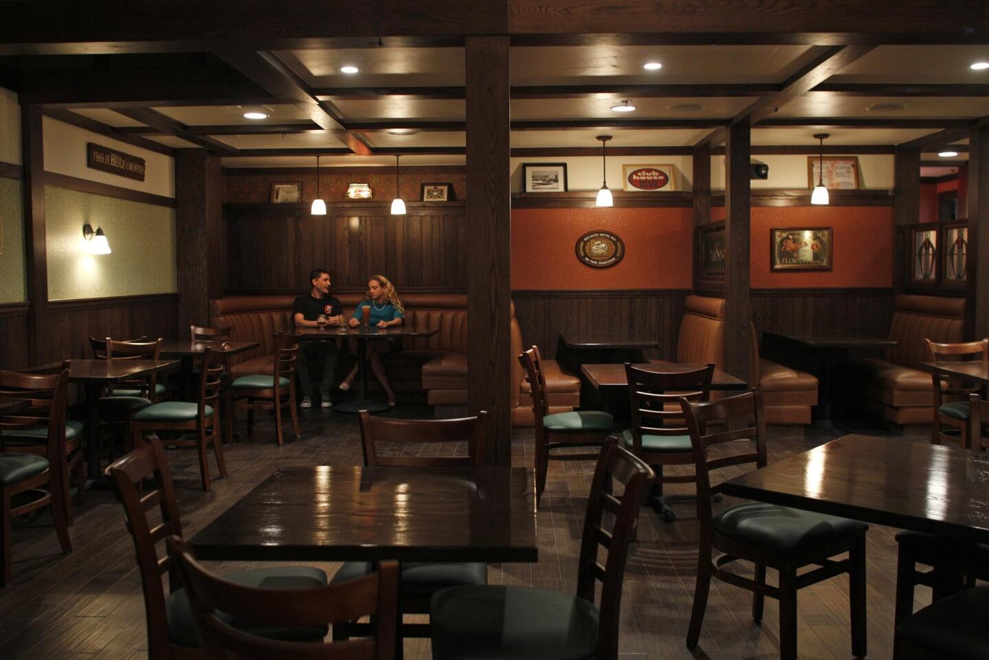 The hidden, sprawling private-event space at the Atwater Village pub is opening its door for a Super Bowl party featuring a 120-inch screen, the pub menu and an assortment of GRB brews. There's no cover; RSVPs are highly recommended. The game will also be screened on the TVs in the main Golden Road pub.