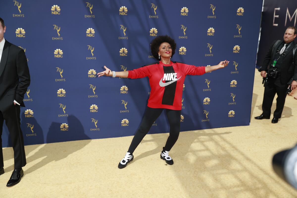 Jenifer Lewis arriving at the 70th Primetime Emmy Awards at the Microsoft Theater in Los Angeles.