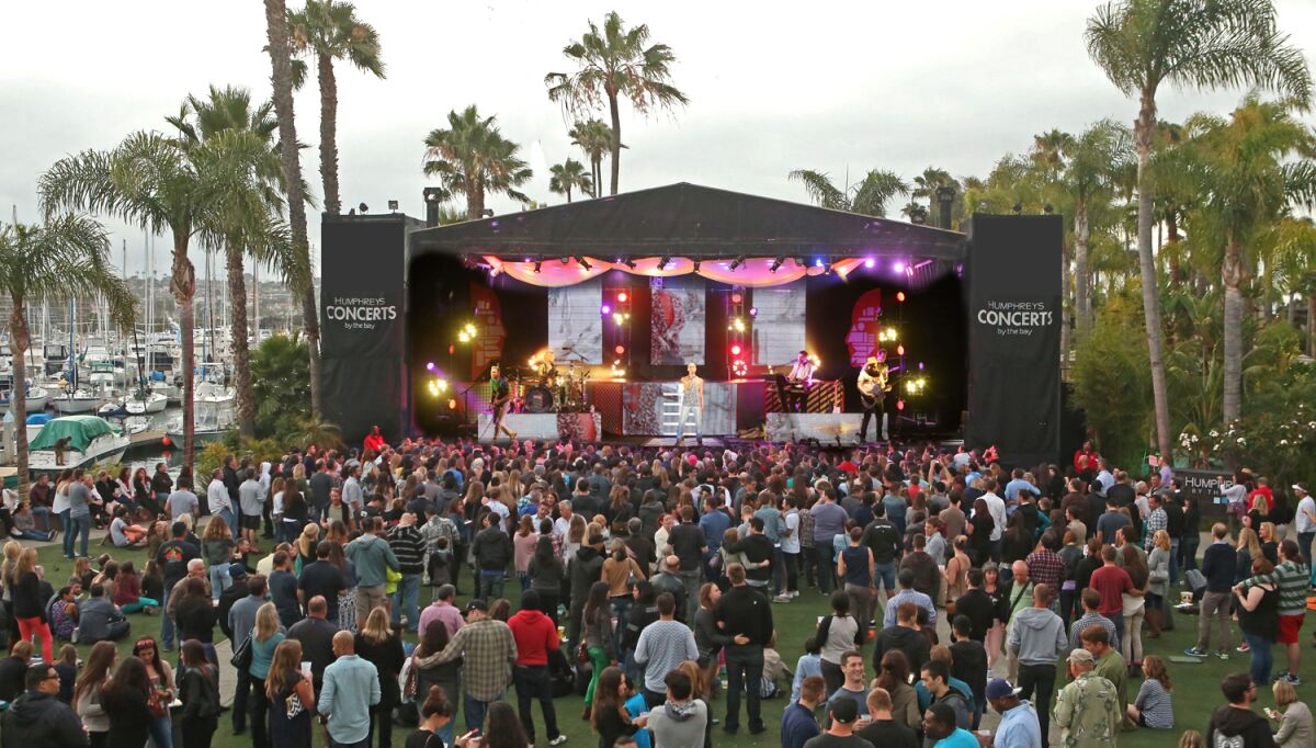 Humphreys Concerts by the Bay, with big nod to Coachella, announces full 2022 lineup - The San Humphreys Concerts by the Bay, with big nod to Coachella, announces full 2022 lineup - The San