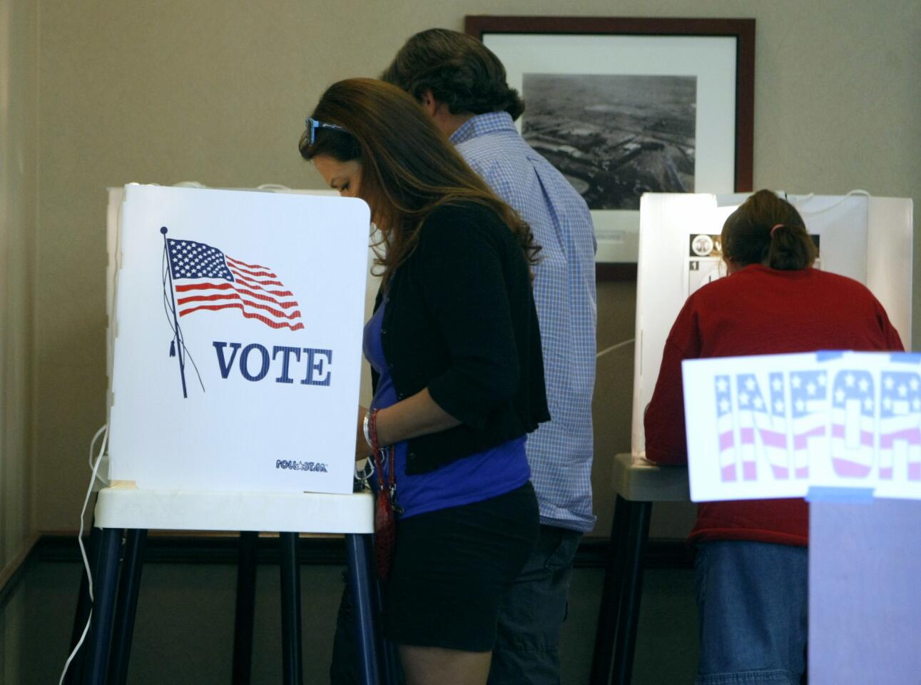 Photo Gallery: Voting at the Buena Vista Library in Burbank