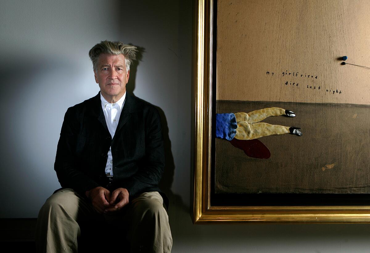 David Lynch was a painter before he brought his art to film - Los ...