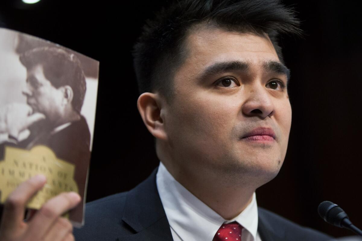 Immigration activist Jose Antonio Vargas, an undocumented Philippine immigrant, makes an appearance Monday in Fusion's channel on Snapchat Discover.