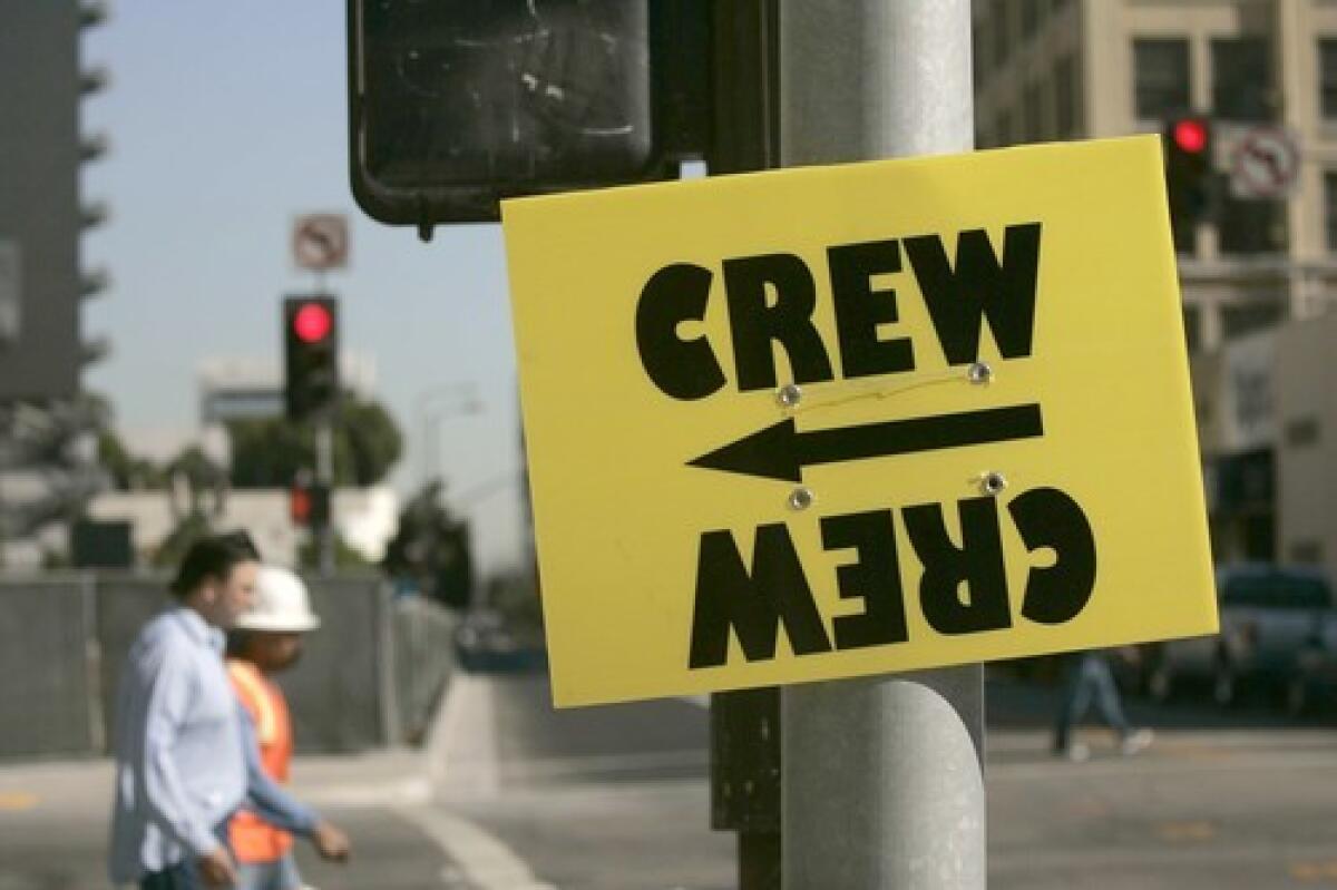 Filming in L.A faces new restrictions in light of the coronavirus pandemic.