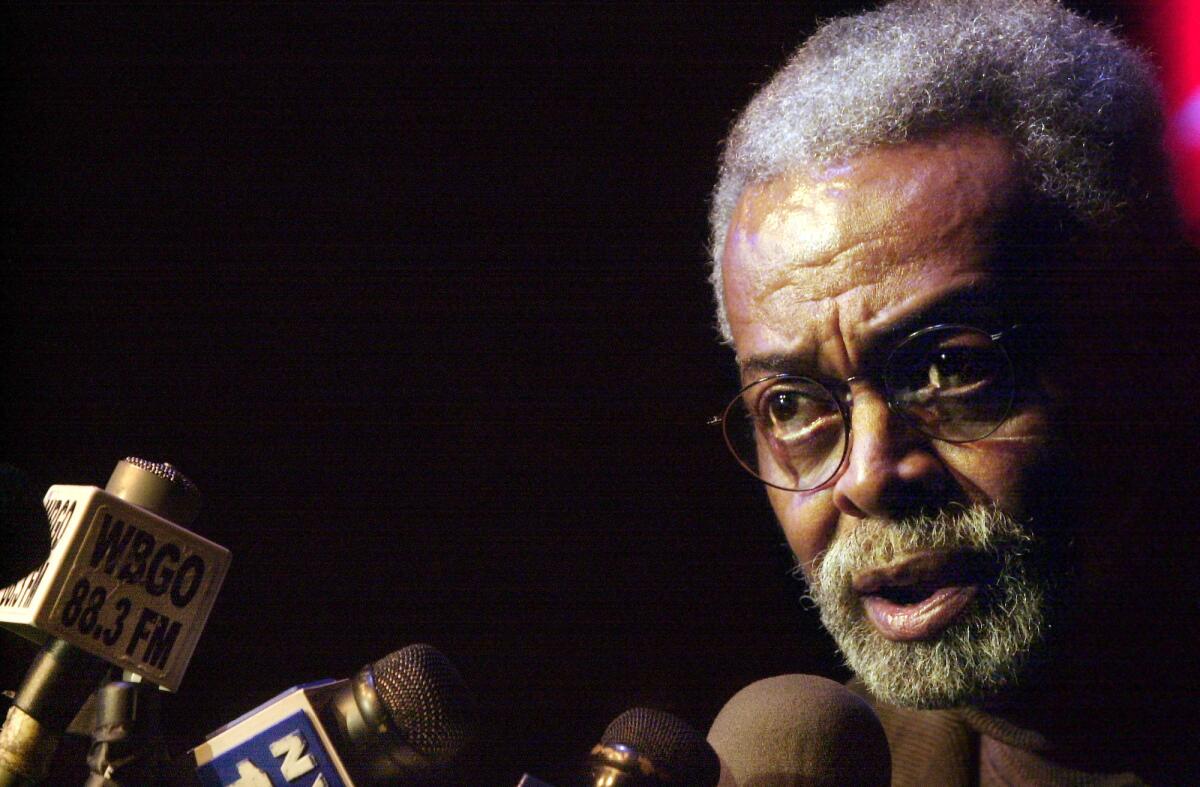 Amiri Baraka in 2002. The writer and activist died Thursday at age 79.