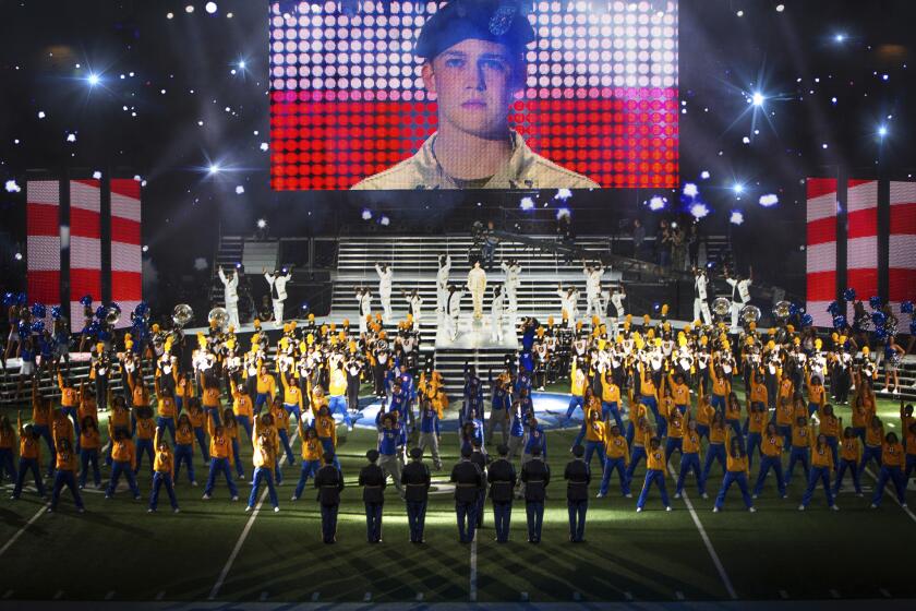 A shot from Ang Lee's technically groundbreaking 'Billy Lynn's Long Halftime Walk.'