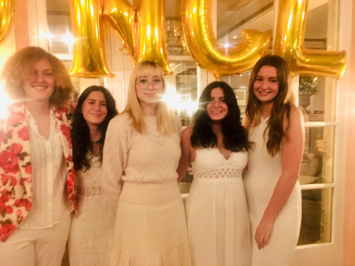 The NCL Seaside Chapter celebrated its first graduating class with a mother-daughter senior recognition award ceremony.
