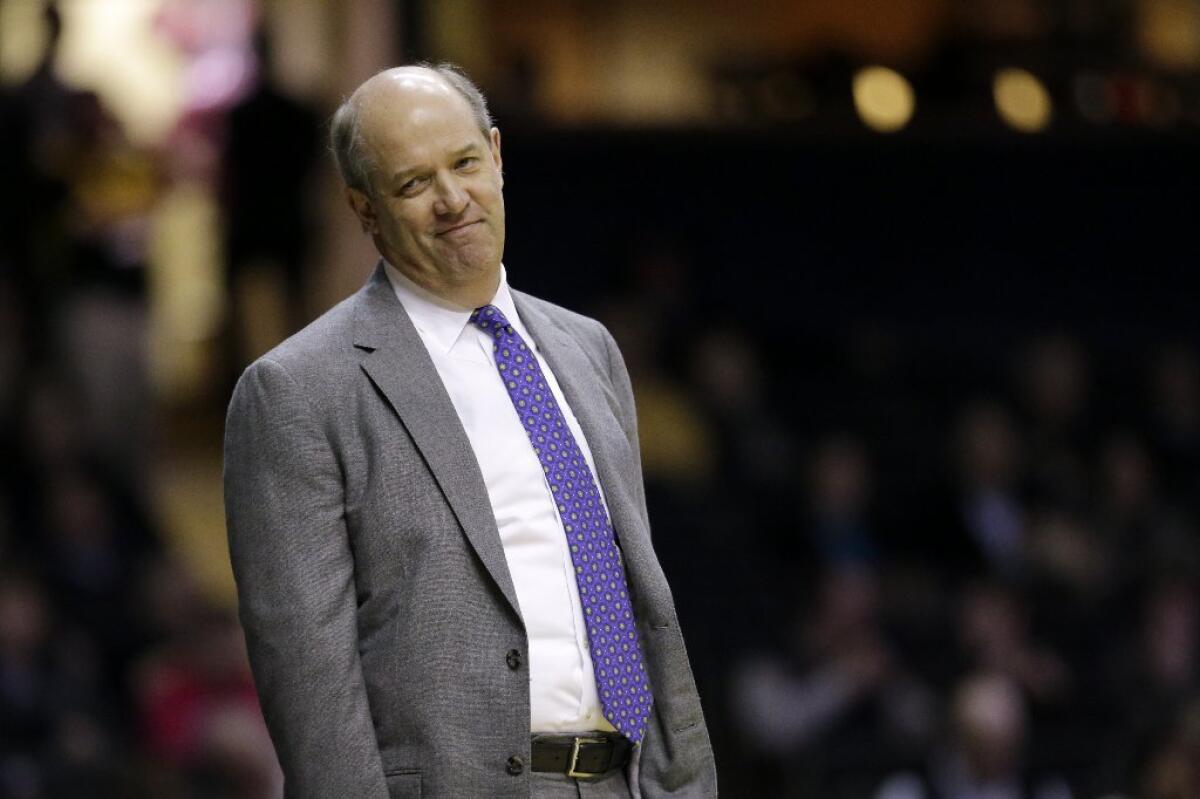 Vanderbilt coach Kevin Stallings looks on from the sideline during his team's game against Florida on Jan. 26.