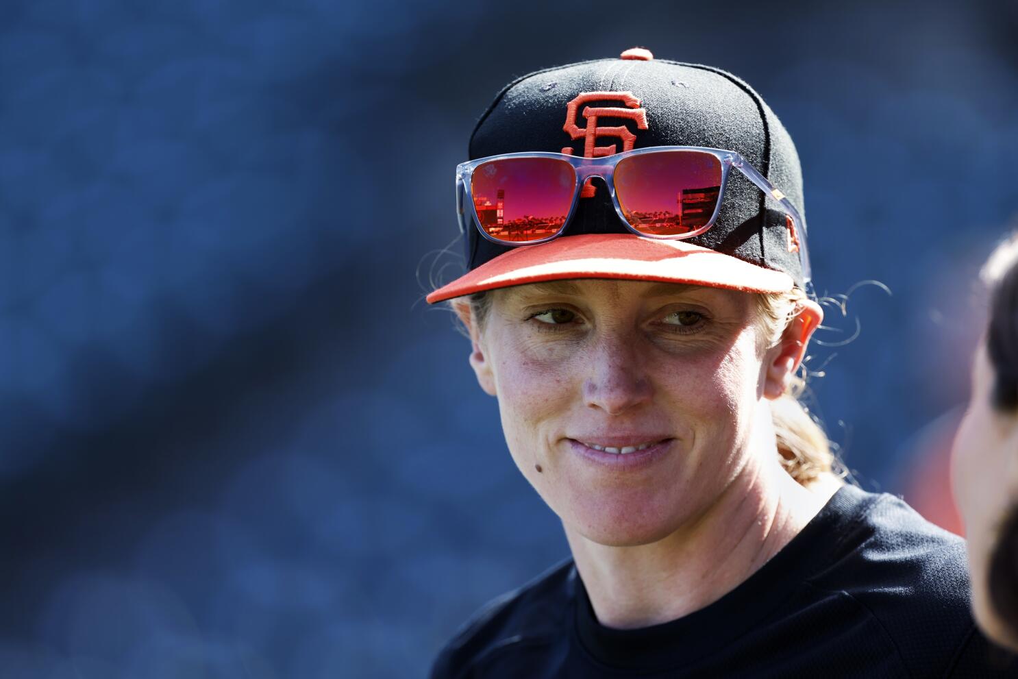 San Francisco Giants' Alyssa Nakken becomes first female on-field MLB coach