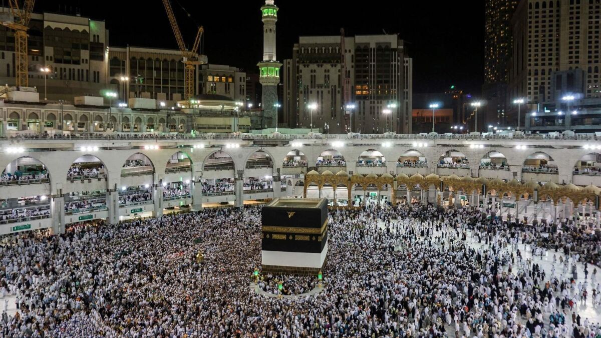 In pre-Islamic times, the Kaaba, Islam's holiest shrine, was used to house pagan idols worshiped by local tribes.