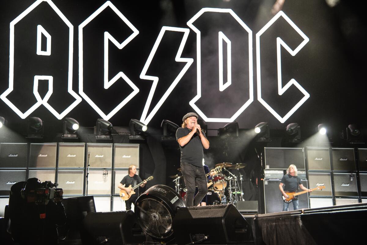 Otra imagen del concierto de AC/DC en Indio.