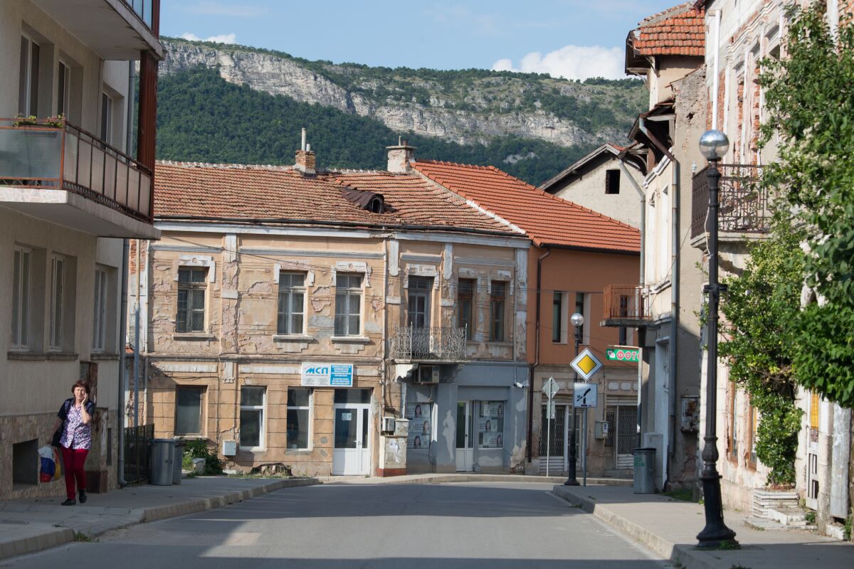Belogradchik, a town in northwestern Bulgaria, is in a region suffering a population loss.