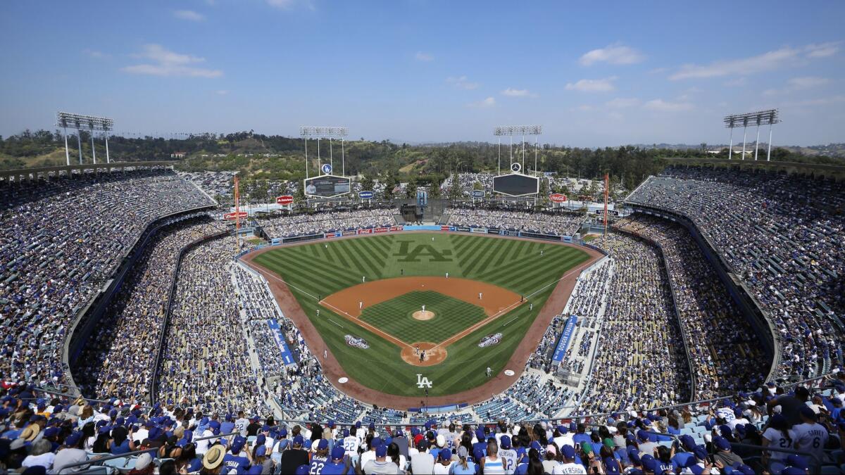 Dodger Stadium.