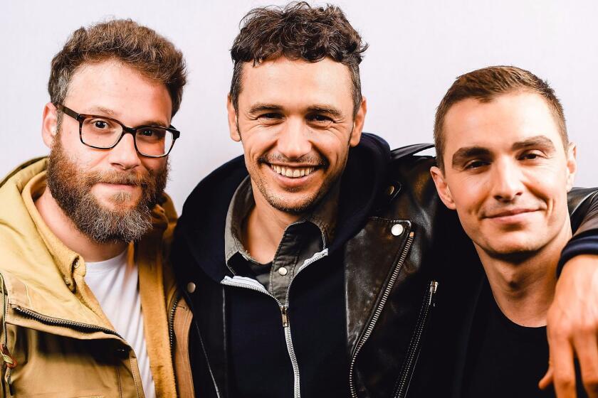 "The Disaster Artist" brain trust: actor/producer Seth Rogen, actor/director James Franco and actor Dave Franco at South by Southwest.