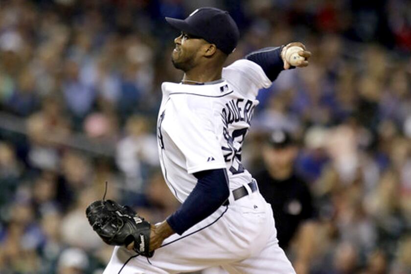 Reliever Al Alburquerque spent five seasons with the Tigers, compiling a 3.20 earned-run average in 225 innings.
