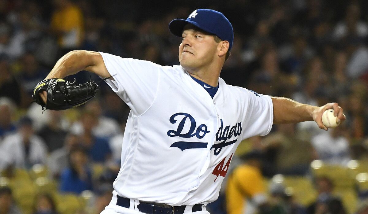 The Dodgers have been concerned with Rich Hill's blistering problem since he joined the rotation.
