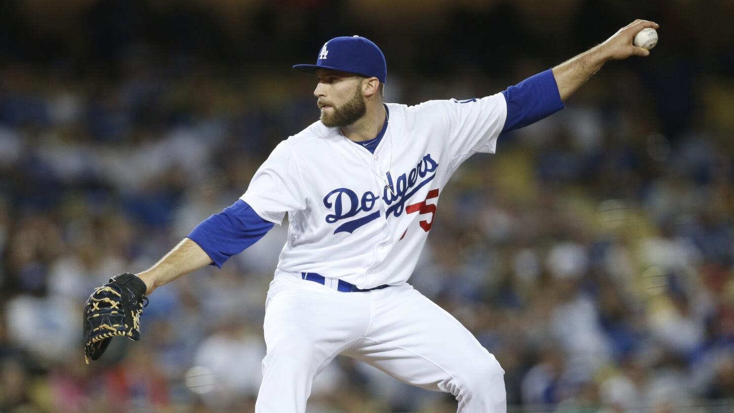 Los Angeles Dodgers Paco Rodriguez (75) during a game against the