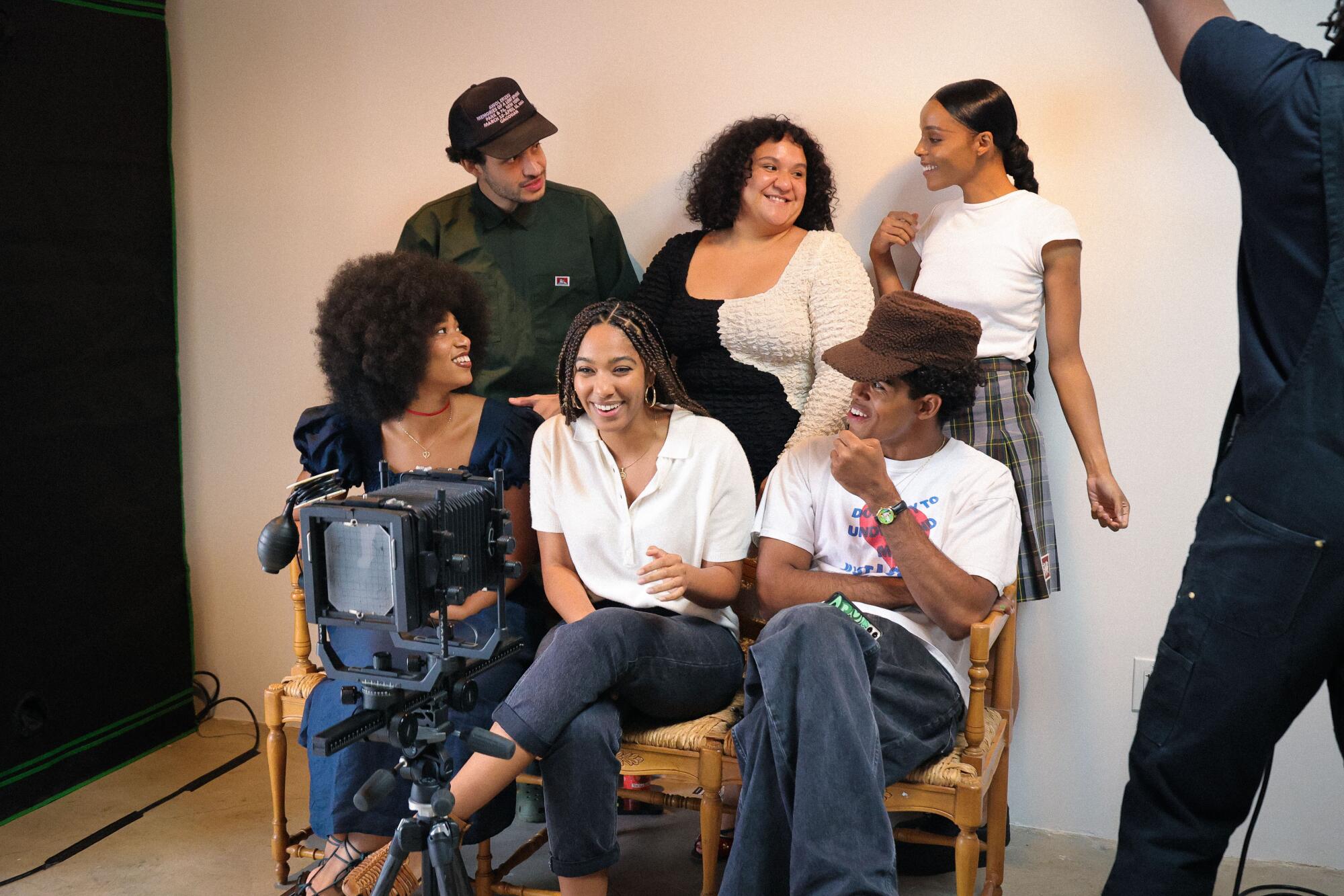 Founders of the Black Image Center, four women and two men