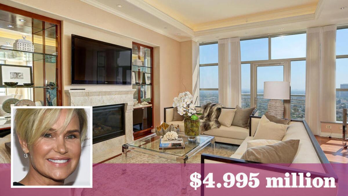 Former "Real Housewives of Beverly Hills" personality Yolanda Foster has sold her condominium at the Carlyle Residences in Westwood for the asking price.