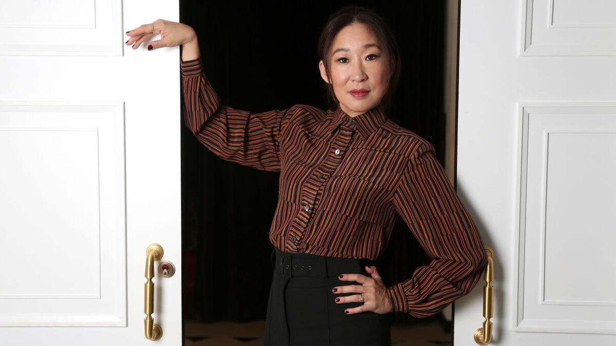 Former "Grey's Anatomy" star Sandra Oh stars in BBC America's "Killing Eve," about a bored British intelligence officer who matches wits with a charming, shrewd assassin.