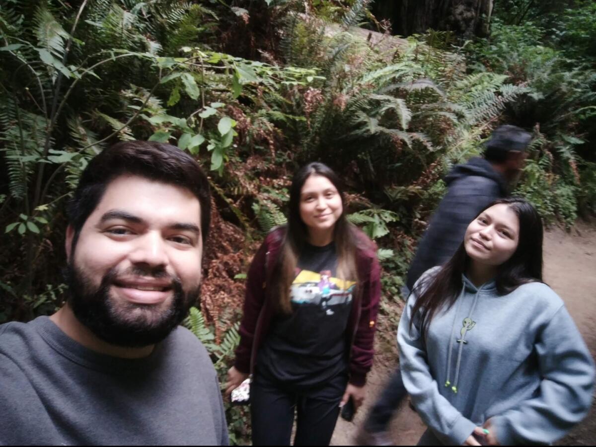 Jose Izquierdo and his sisters Veronica Amezola and Kimberly Izquierdo.