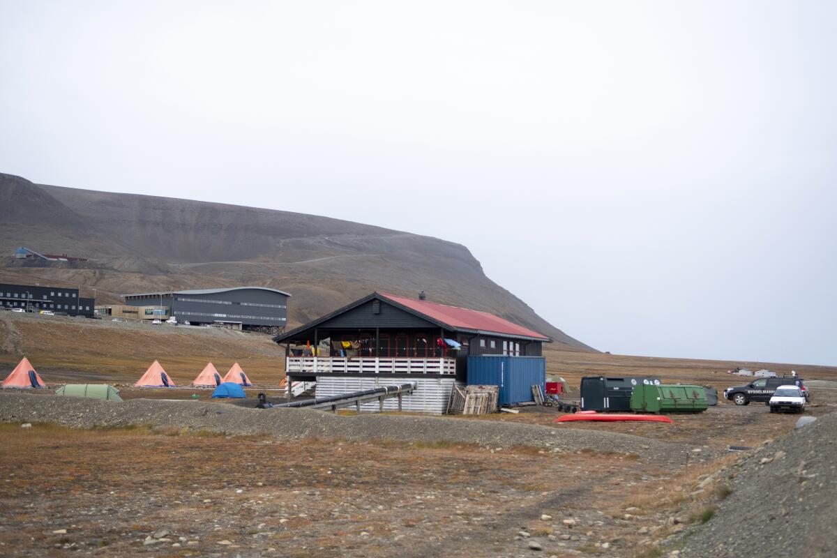 The Longyearbyen camp site after a polar bear attack