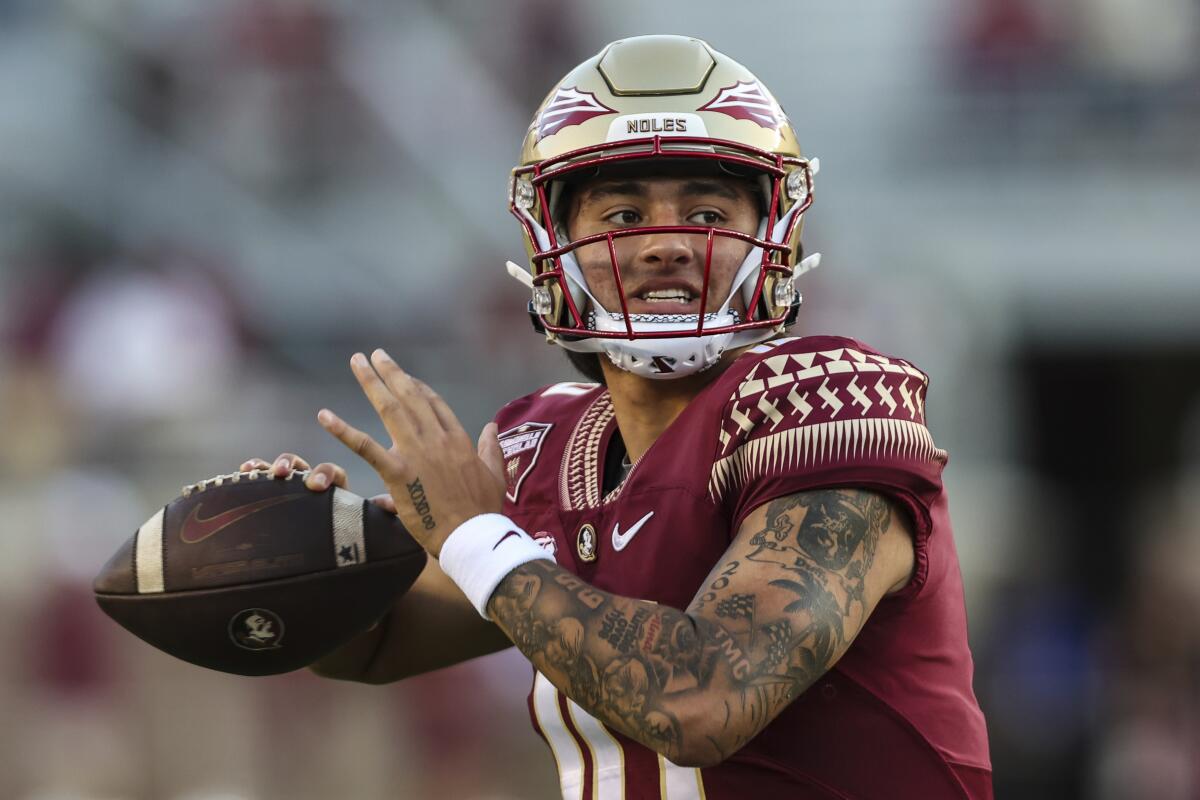 Florida State Transfer Quarterback AJ Duffy Commits To Aztecs The San florida-state-transfer-quarterback-aj-duffy-commits-to-aztecs-the-san