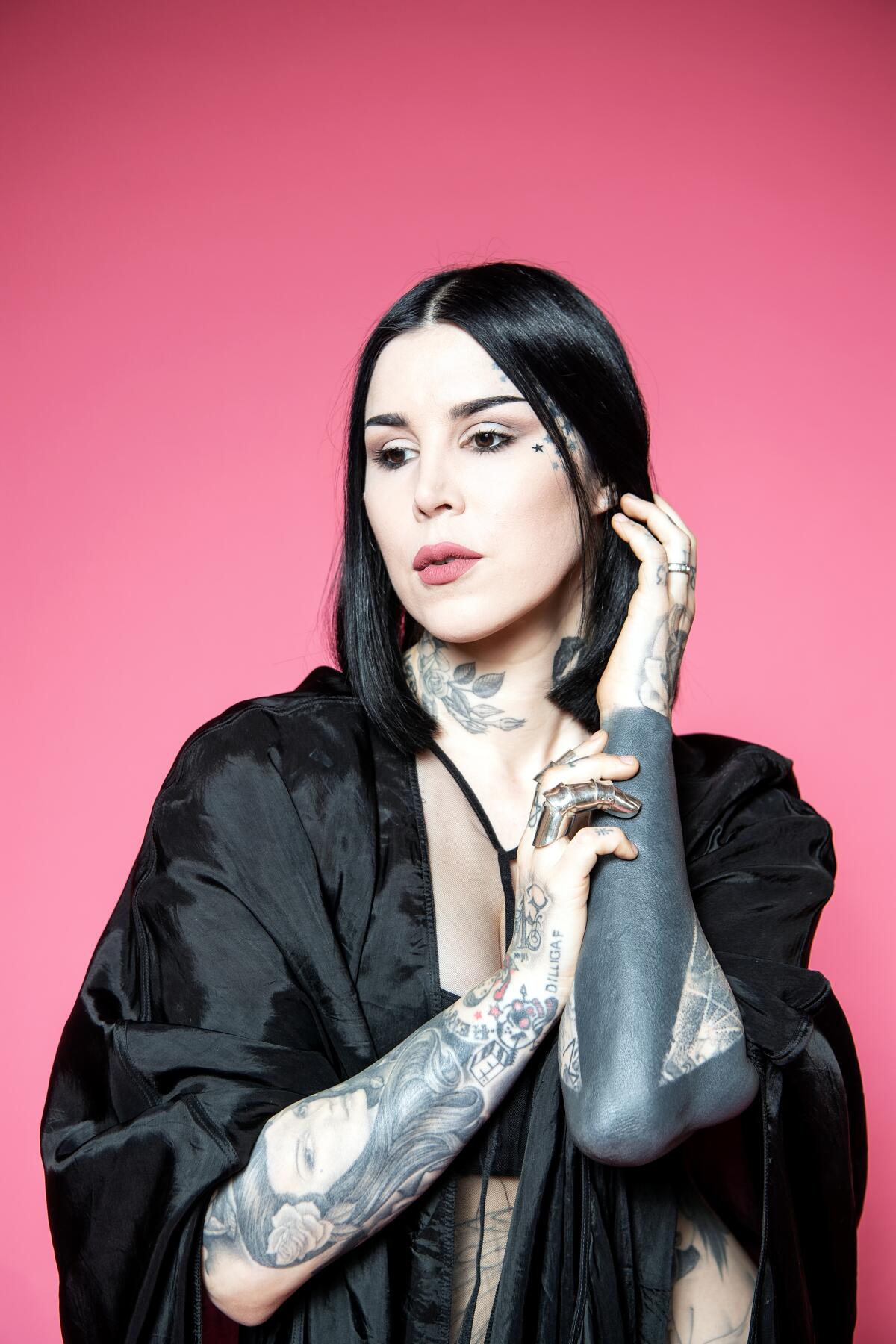 Tattoo artist Kat Von D rose to fame on the reality shows "Miami Ink" and her spinoff "L.A. Ink."