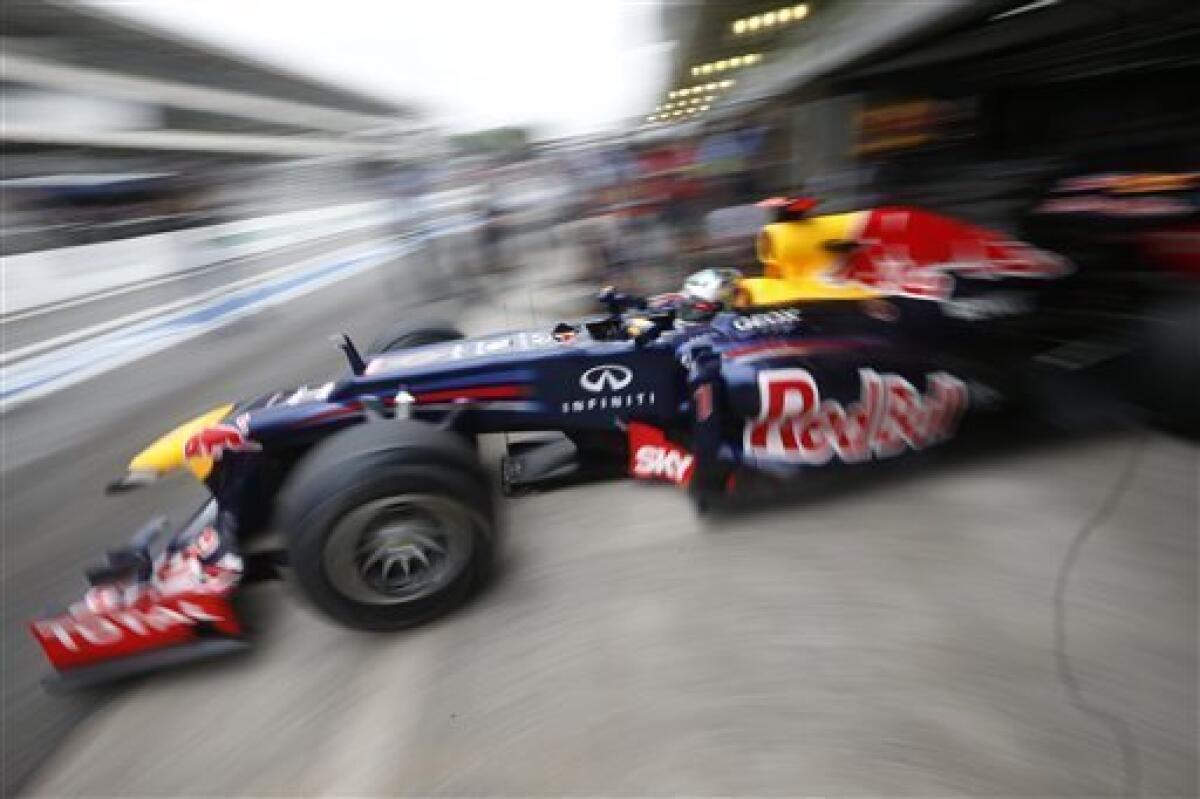 Sebastian Vettel Takes Third Series Championship At 2012 Brazil Formula 1  Grand Prix