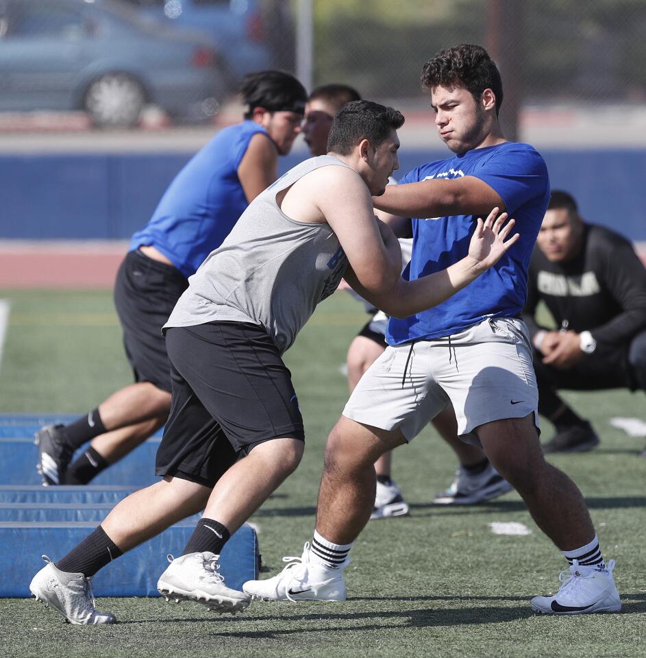 Photo Gallery: Burbank Spring/Summer football practice