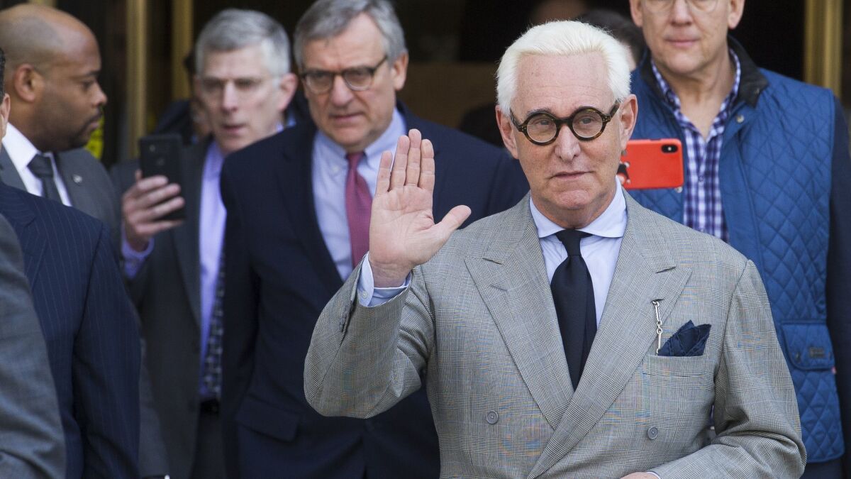Roger Stone became the sixth Trump associate convicted of charges stemming from the Russia investigation.