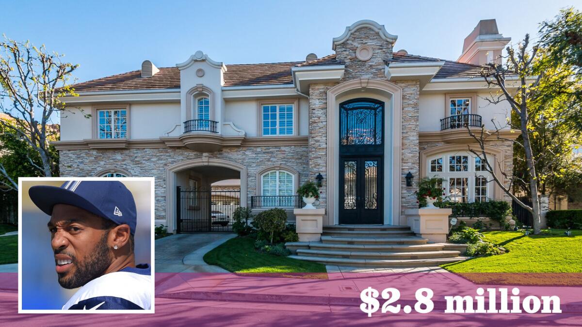 Dallas Cowboys cornerback Orlando Scandrick has bought a French chateau-inspired home in a gated Tarzana community for $2.8 million.