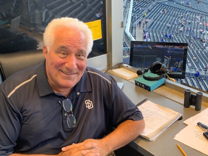 Column Ted Leitner A Padres Constant To Mark 40th Season With Ceremonial Pitch The San Diego Union Tribune
