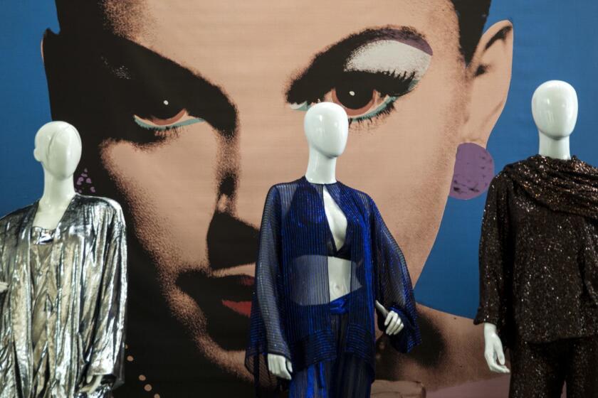 BEVERLY HILLS, CALIF. - APRIL 03: Clothing worn by Liza Mannelli, on display at The Paley Center for Media's Profiles in History series featuring items that span Liza Minnelli's career, titled, "Love, Liza: The Exhibit" on Tuesday, April 3, 2018 in Beverly Hills, Calif. (Kent Nishimura / Los Angeles Times)