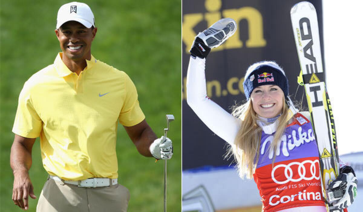 Golfer Tiger Woods and skier Lindsey Vonn are reported to be in a romantic relationship.