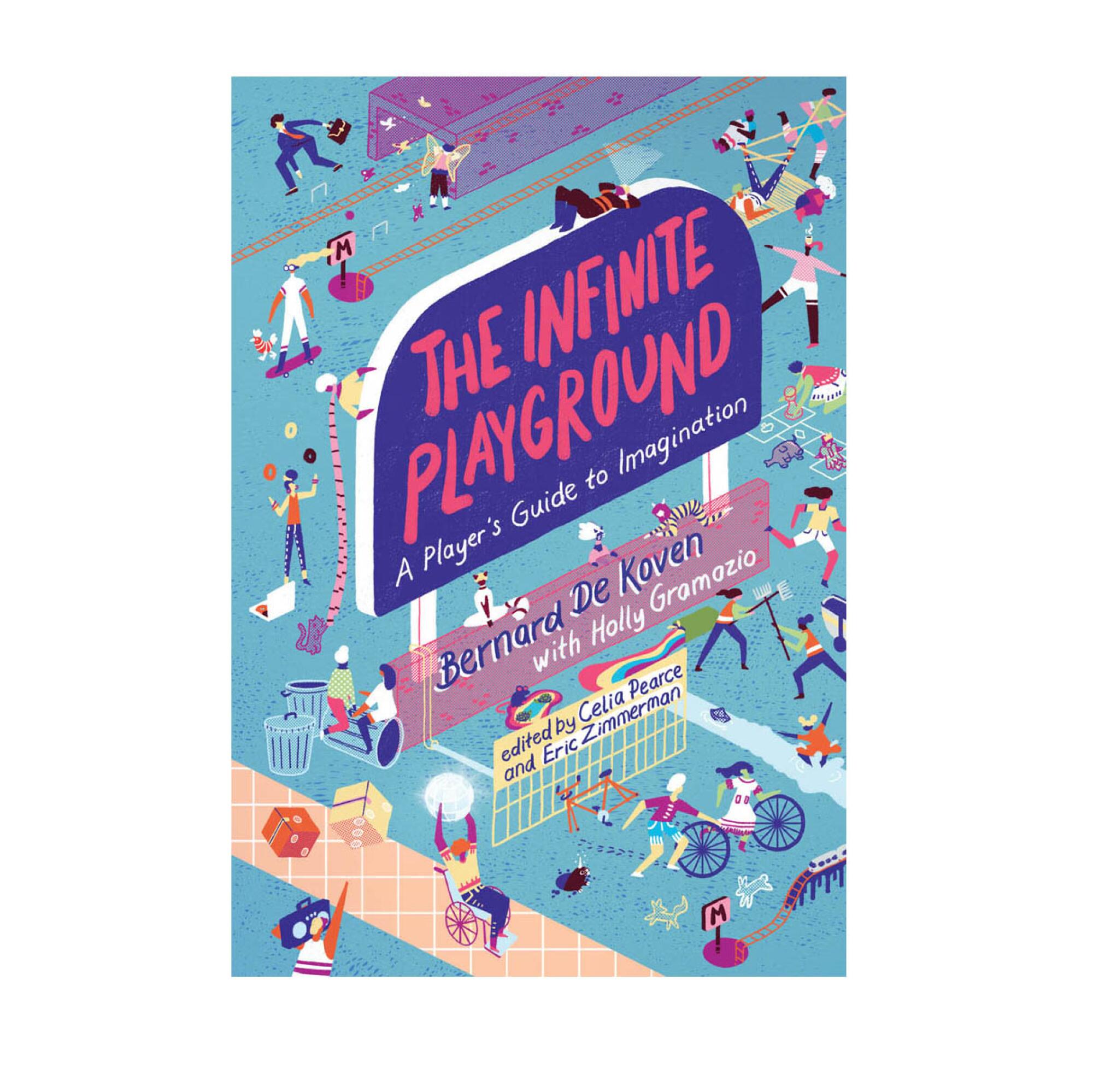 "The Infinite Playground" package features people biking, walking, playing, juggling and more.