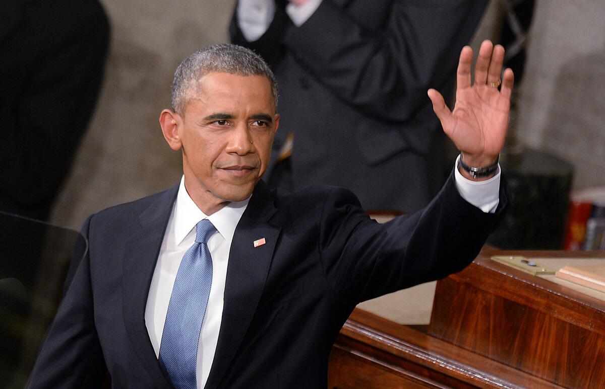 President Obama delivers the State of The Union address on Tuesday, Jan. 20, 2015, in the House Chamber of the U.S. Capitol in Washington, D.C. (Olivier Douliery/Abaca Press/TNS)