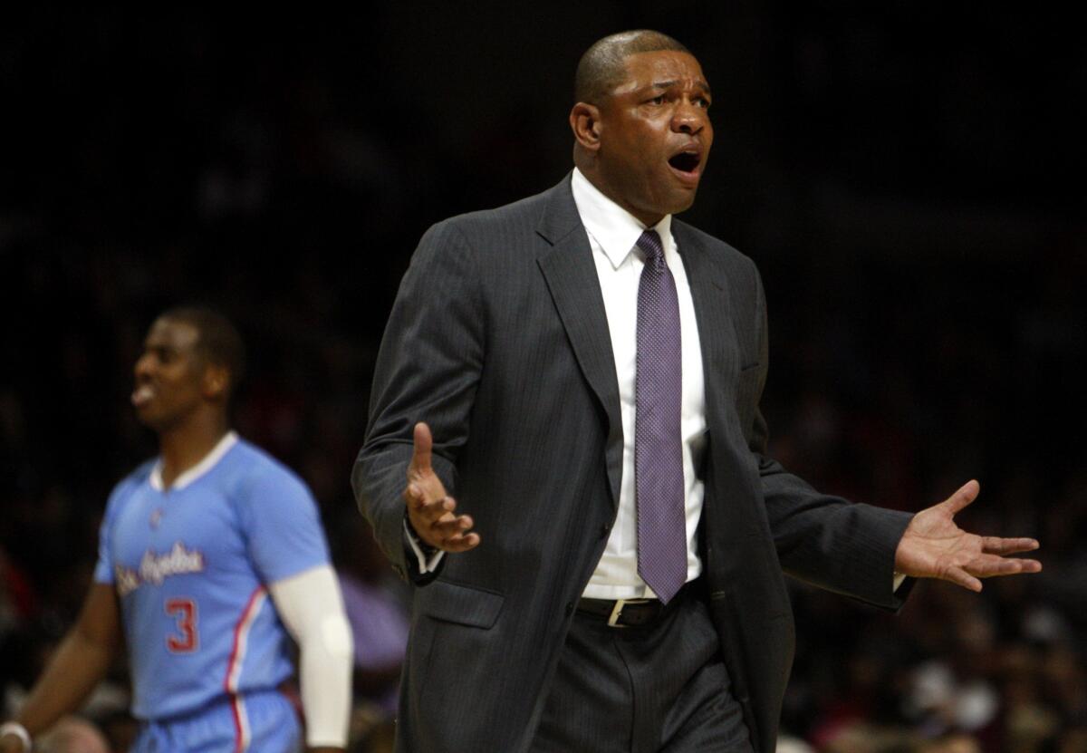 Clippers Coach Doc Rivers says his team has holes and isn't doing a very good job of covering them up.