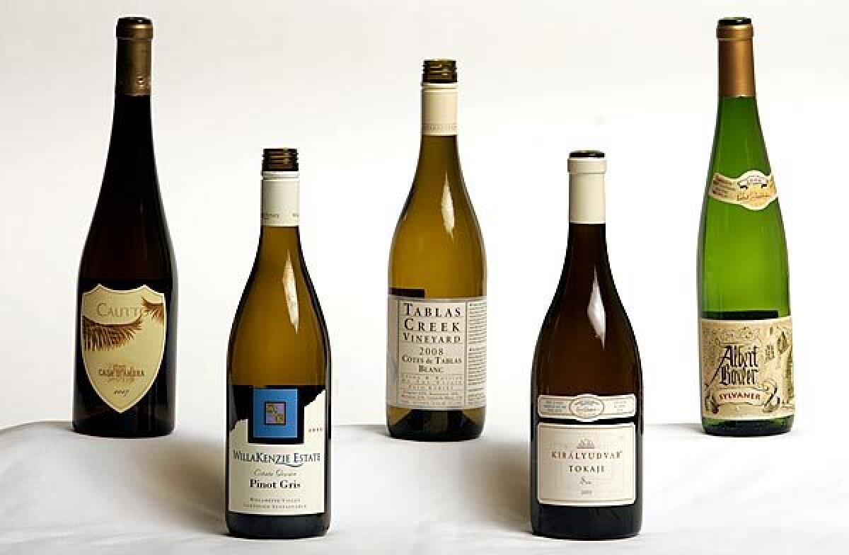 Good fall wines include these selections from Europe and the U.S.