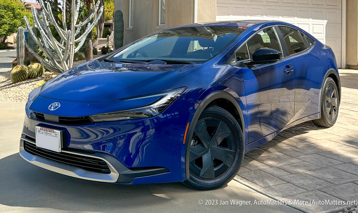 2023 Prius Prime SE in driveway
