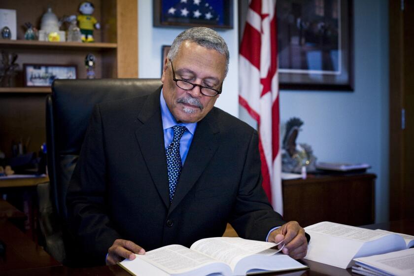 U.S. District Judge Emmet Sullivan is known for enforcing a rule that prosecutors must disclose exculpatory evidence. MUST CREDIT: Photo by Dominic Bracco II for The Washington Post ** Usable by LA, BS, CT, DP, FL, HC, MC, OS, SD, CGT and CCT **