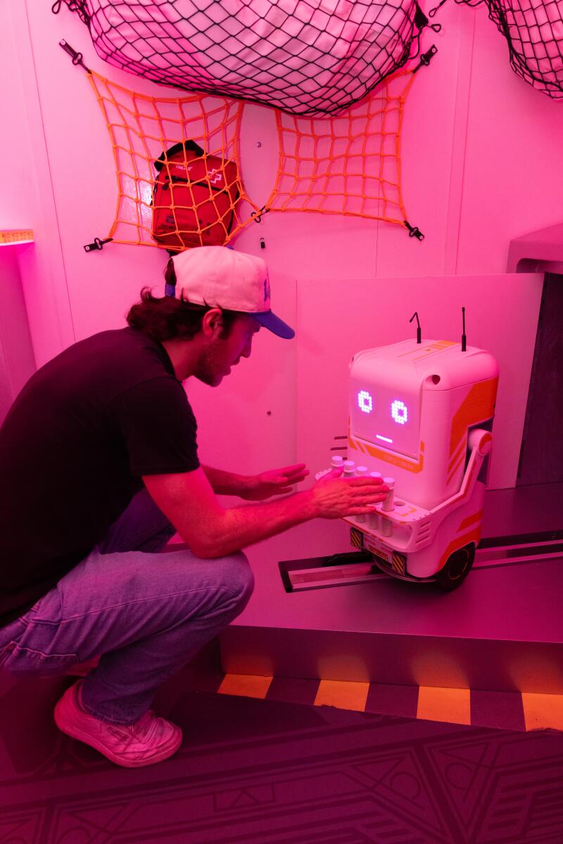 Los Angeles, CA - April 30, 2025: guest during the lunar light: discovery in Santa Monica on Wednesday April 30, 2025. (Catherine Dzilenski / For Times)