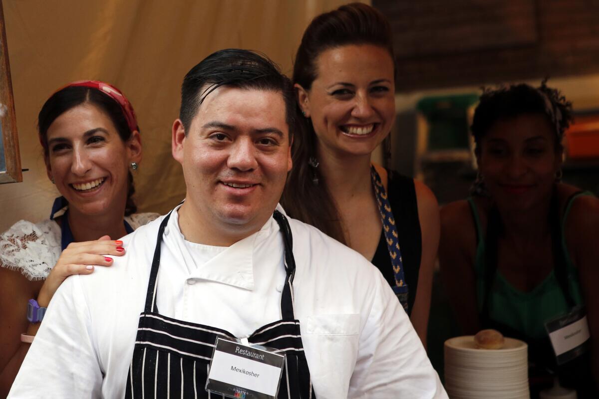 MexiKosher Chef Katsuji Tanabe, a contestant on "Top Chef," during the Taste food and wine festival.